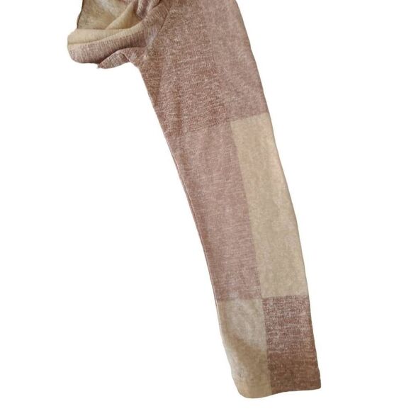 Laramendi Womens Tunic Blouse Collared Button Long Sleeve Colorblock Medium - Picture 7 of 14